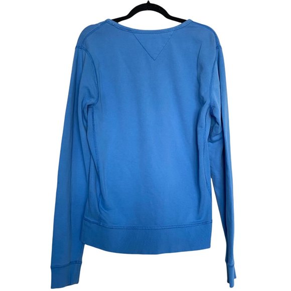 Tommy Hilfiger Baby Blue Graphic Crewneck Sweatshirt| Women's Medium - Picture 2 of 8